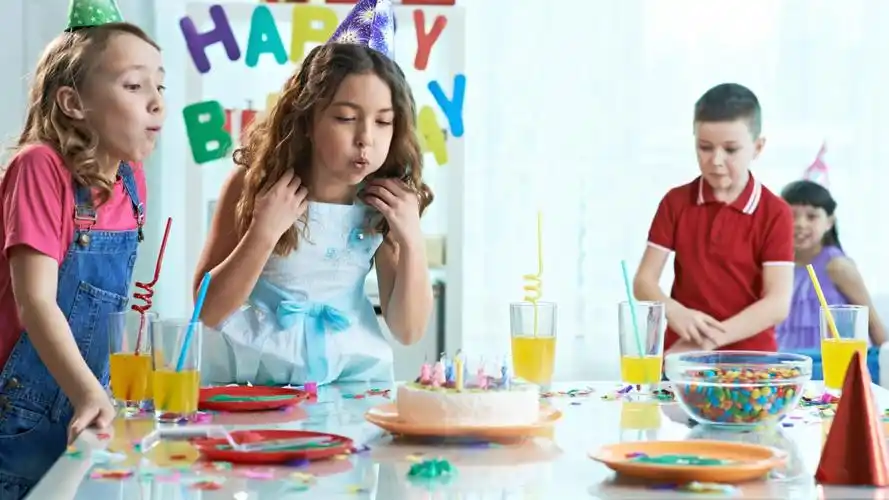 儿童小学生生日聚会图片(5/9)