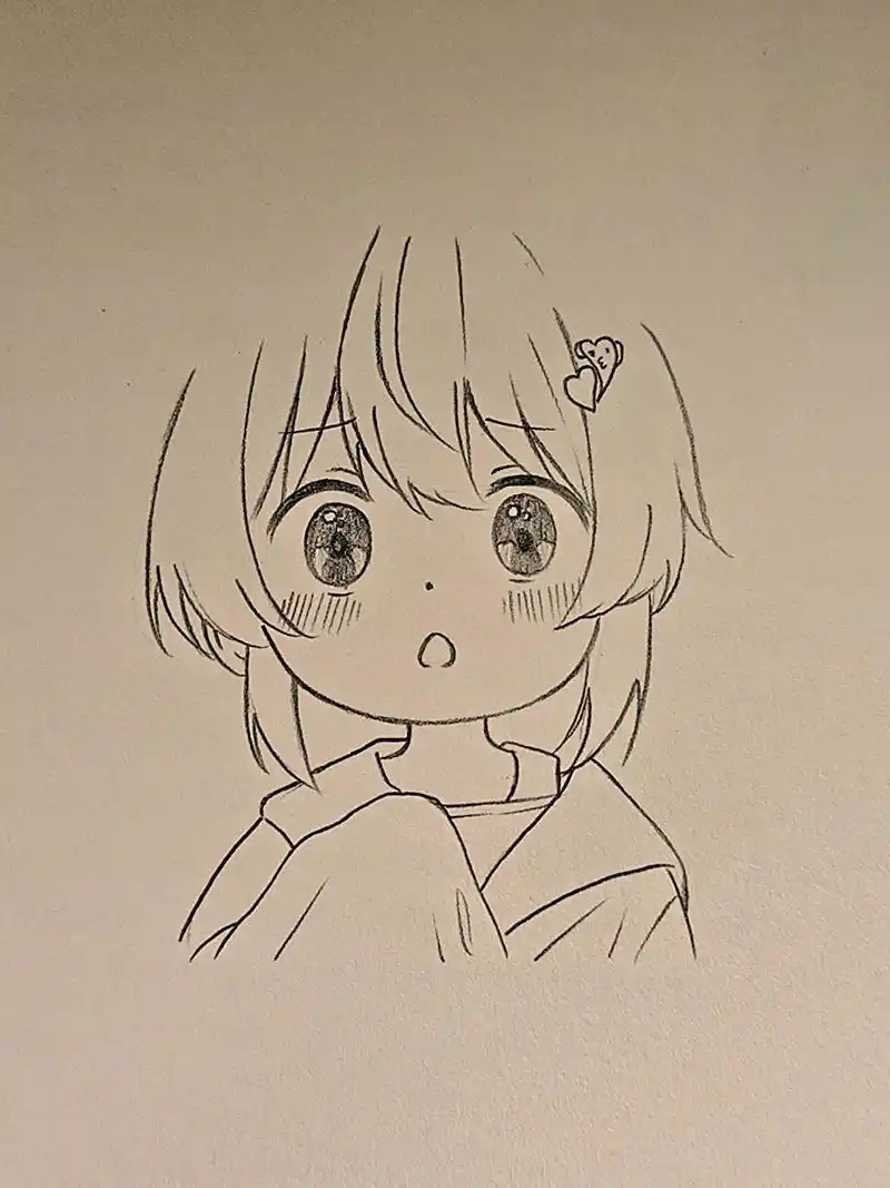 手绘临摹# #绘画教程# #动漫女生头像# #动漫人物手绘# #画画教程