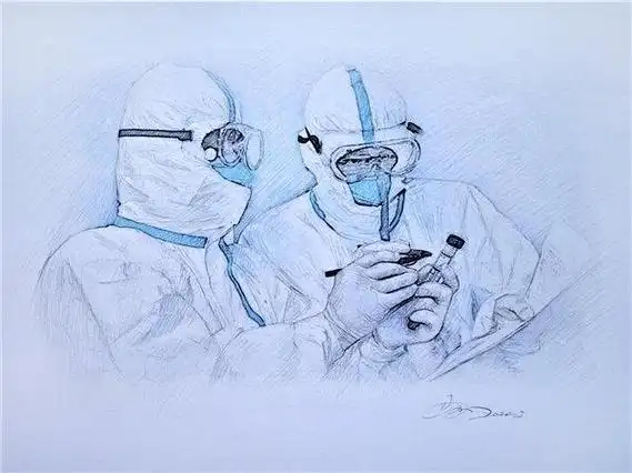 马刚·肖像系列丨致敬救死扶伤的白衣天使__财经头条