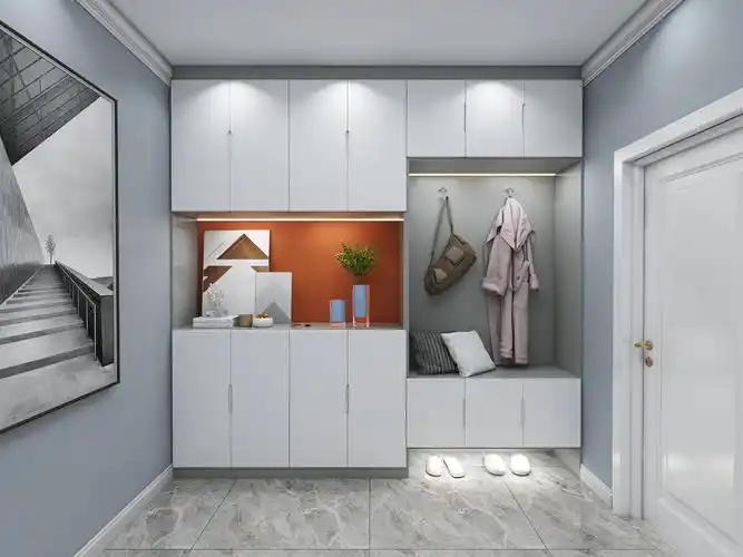 轻奢风鞋柜装修设计效果图
