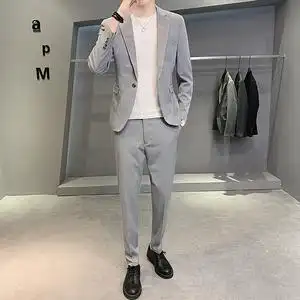 休闲小西装浅色