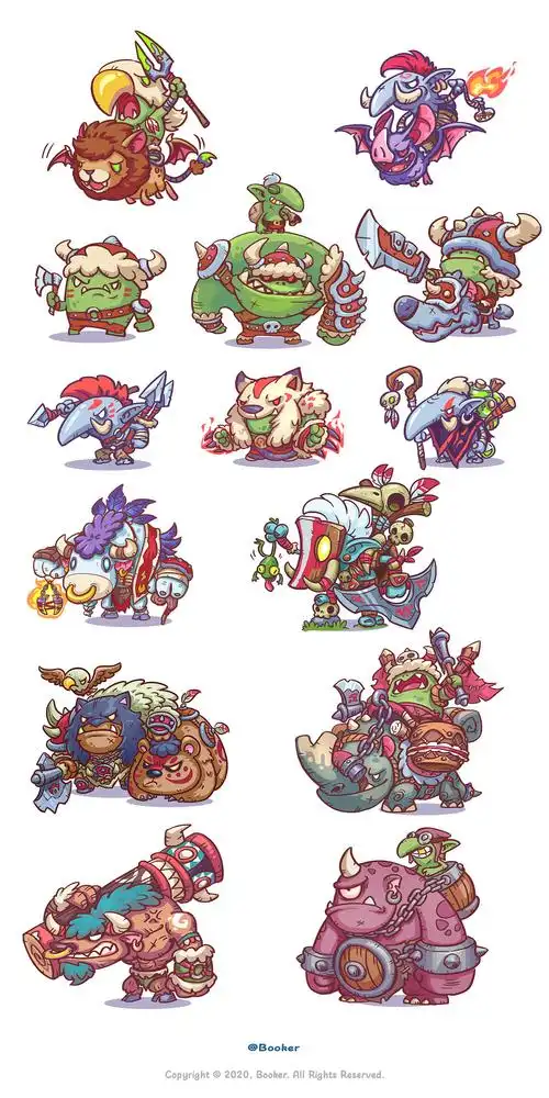 《克苏鲁趣闻录》21话 蠕虫挖掘机标签魔兽q版插画卡通原画作品信息