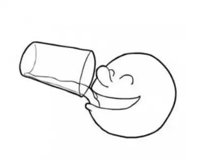 小女孩子喝水简笔画的画法喝水流程简笔画幼儿园喝水简笔画环创