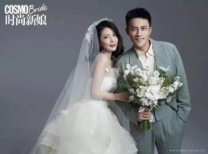 杜淳王灿甜美浪漫婚纱照高清图片大全(3)