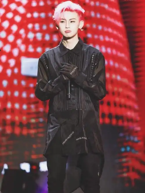 小鬼王琳凯粉黑发色#小鬼分享最近黑粉发色,u1s1小鬼真的完全能够