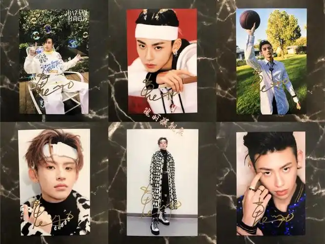 小鬼王琳凯周边 亲笔签名照片媒体保真周边写真偶像练习生粉丝礼物 b