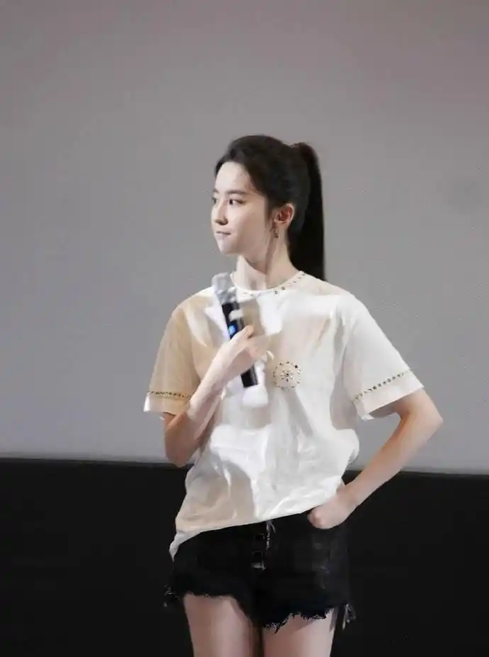 回顾刘亦菲出席电影《三生三世十里桃花》重庆路演,随性自然有气质