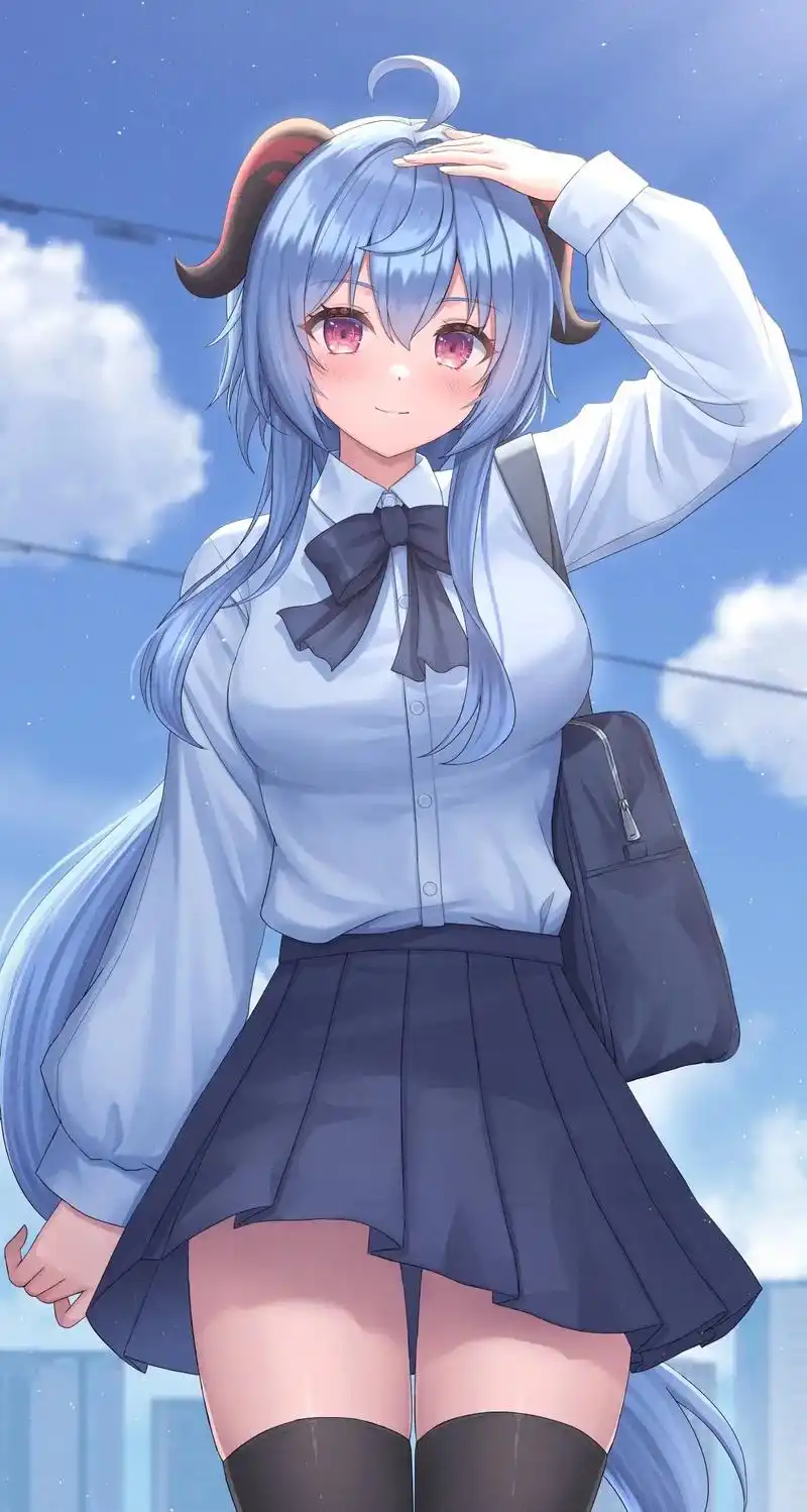 二次元女神 #动漫壁纸 #卡哇伊 #原神壁纸 #送你一张壁 - 抖音