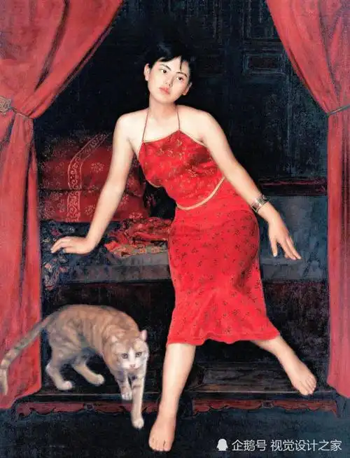 国人油画大师-杨飞云在新婚之夜画下自己妻子的唯美人体