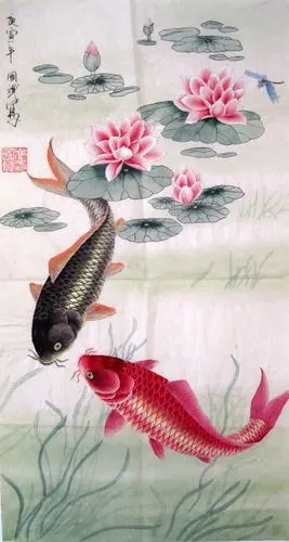 【冯国斌·国画】年年有鱼