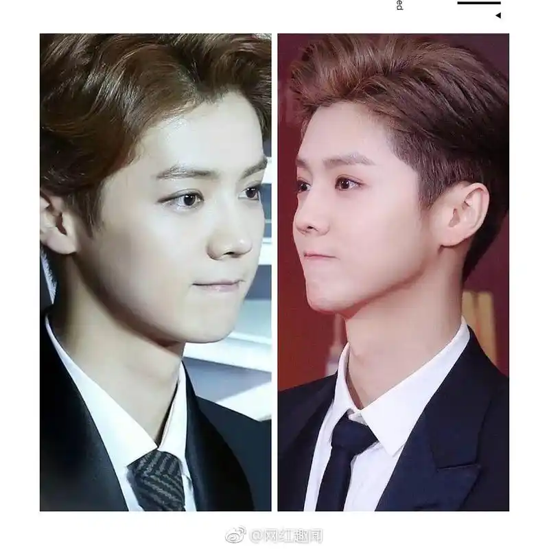 鹿晗5年前后对比,一点也没有变啊,这是吃了防腐剂吗?