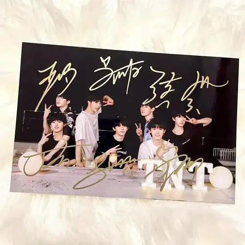 2022新款时代少年团笔签名照周边tn店照片马嘉祺同款马随机一张