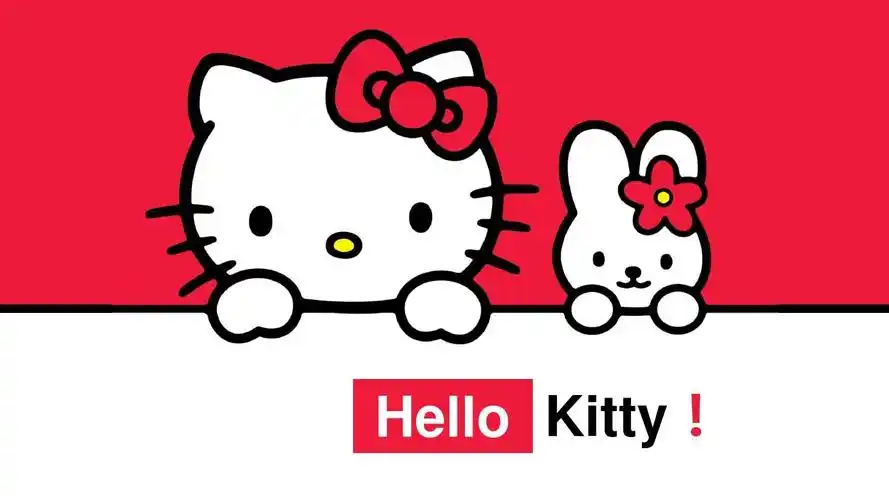hello kitty可爱kitty猫ppt模板下载