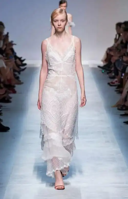 流行趋势透明薄纱仙女裙