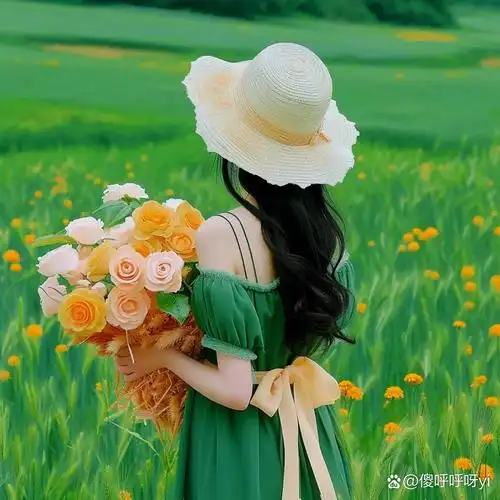 女生头像:不露脸,唯美背影图! #头像# #女生