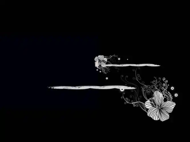 唯美大气的黑灰背景个性艺术ppt模板