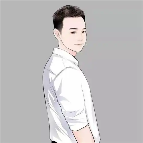 手绘成熟稳重男人头像