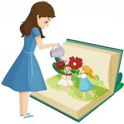 老师像园丁浇灌让孩子在知识的土地成长孩子长成花朵送老师教师节创意