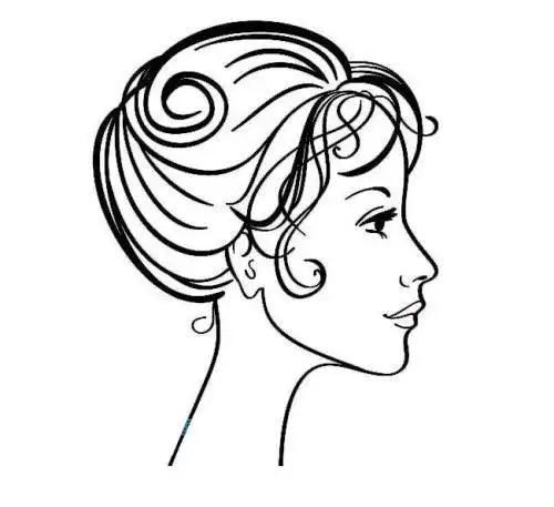 侧脸简笔画侧脸简笔画小女孩