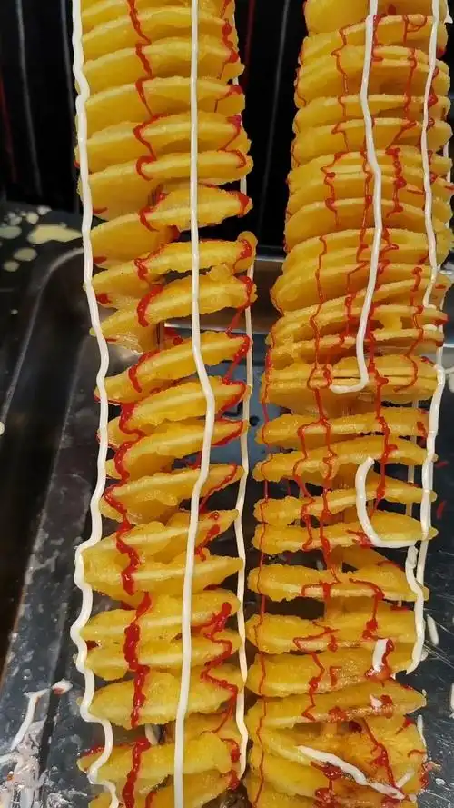 旋风土豆#老少皆宜的旋风土豆来了,看到的朋友点点小红