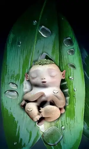 可爱萌神小妖王胡巴手机壁纸下载