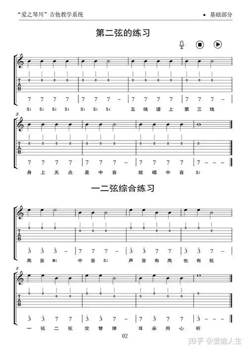 儿童吉他教学入门初级课程分享一