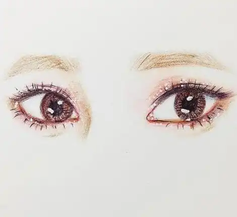 彩铅手绘人物眼睛,赶紧快快收下!