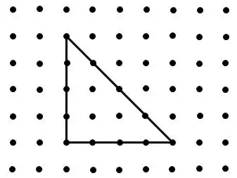 (1)在点子图上画出一个三角形,使它既是等腰三角形,又是直角三角形.
