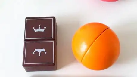 水果蔬菜切切乐,大家来切个橙子吧