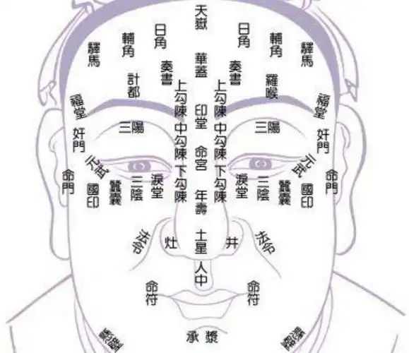 面相十三部位口诀,一眼看富贵,两眼定终生