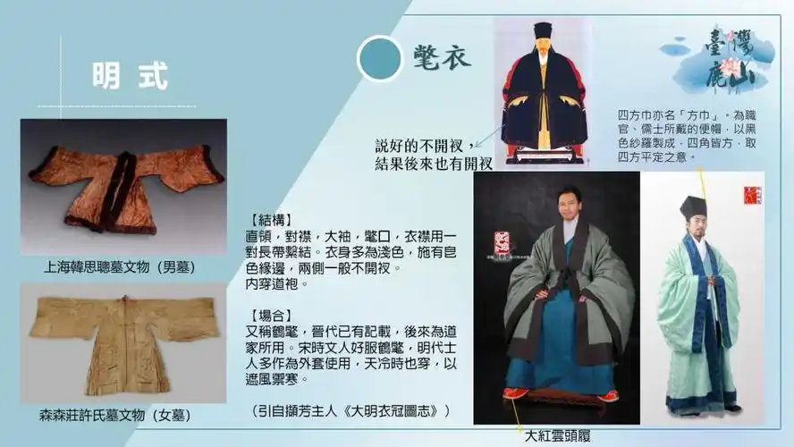 问答集明制圆领大襟袄和明制圆领袍有什么区别