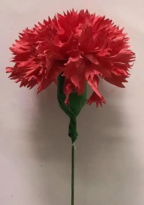 手工制作漂亮的纸花康乃馨 方法很简单 看一