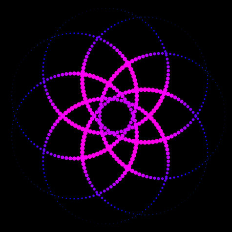 动态神图丨异彩纷呈炫无极 螺旋涡转演玄机
