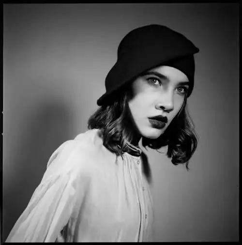 黑白复古胶片风不敢跟模特对视太久