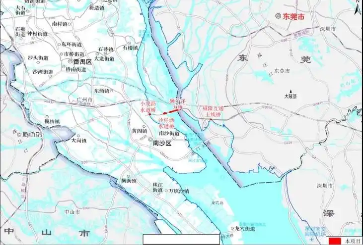 狮子洋通道项目方案优化减少占用红树林