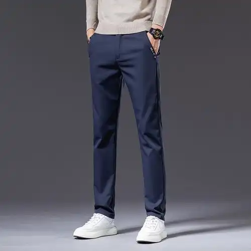 金盾kindon裤子男春夏款男士休闲裤青年百搭裤男外穿夏季修身直筒男裤