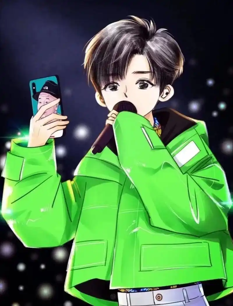 王源图片漫画版#王源 #潜 - 抖音