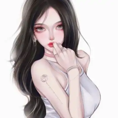 手绘高冷御姐女头像 性感好看的高清帅气撩人高冷动漫女头像图片_女生