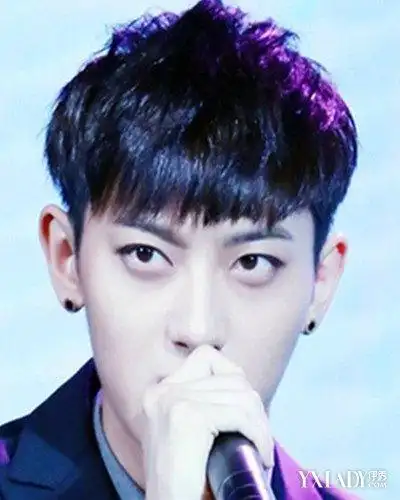 潮男生铲两边尖刘海图片气质瓜子脸轻松搞定