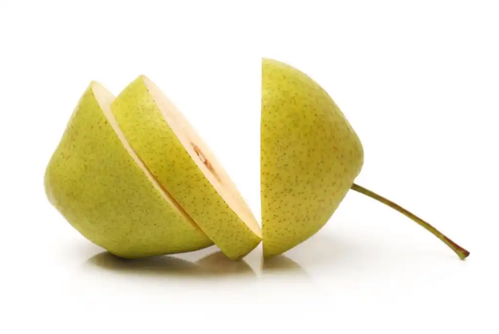 梨片,美味梨切割片上