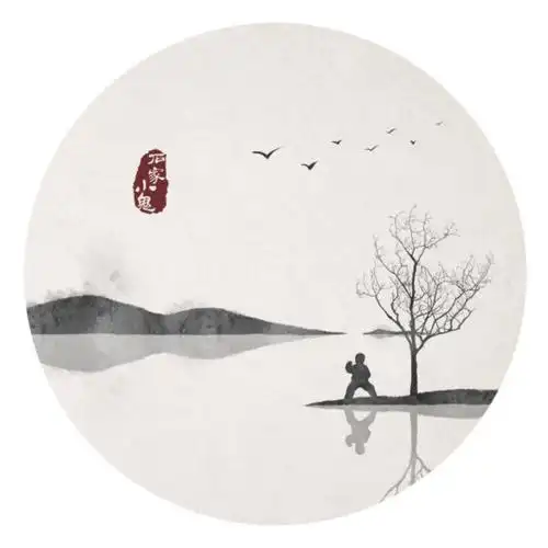 圆形水墨古风头像