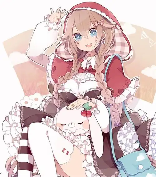 插画图片人物动漫少女,超可爱的少女插画图片大全