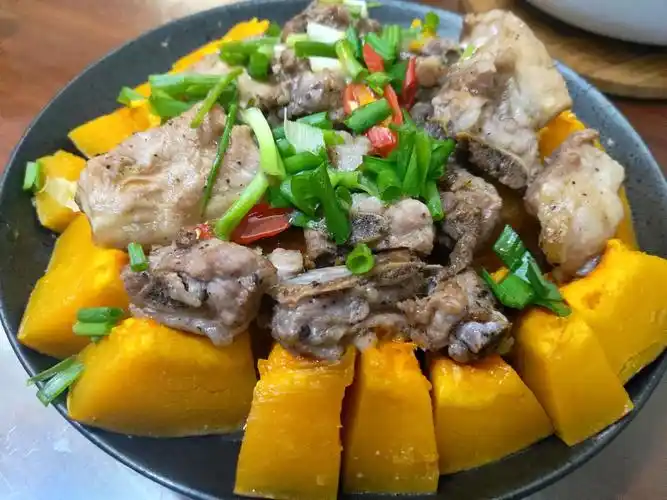南瓜蒸排骨怎么做_南瓜蒸排骨的做法_豆果美食