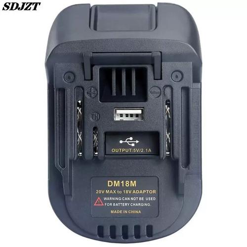 速发usb battery adapter for 20v dewalt dcb200 milwaukee m18