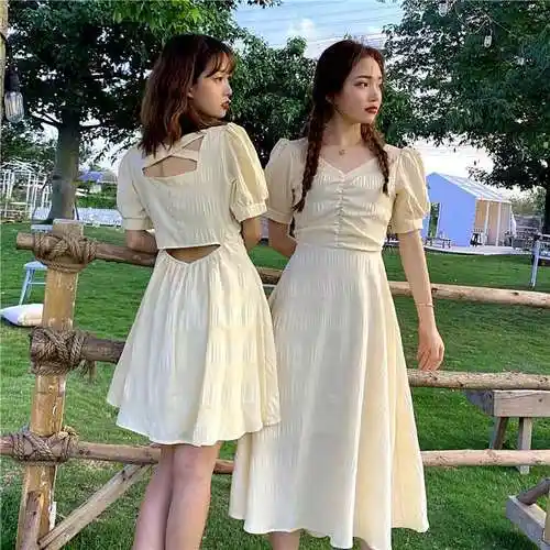 闺蜜装姐妹装夏季裙子ins风