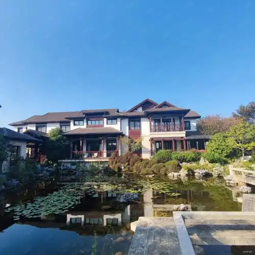 占地6亩 一线湖景精装豪宅独栋 3000平花园,太湖黄金水岸(别墅)二手房