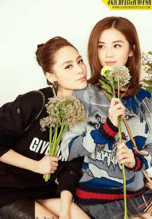 钟欣潼,中国内地明星,明星钟欣潼twins组合照