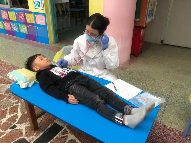 我体检,我健康,我快乐——大龙街旧水坑幼儿园幼儿体检纪实