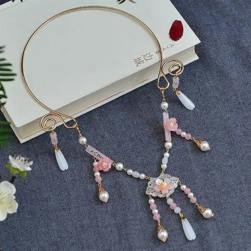 璎珞明制项圈古风饰品汉服配饰流苏古代项链发饰