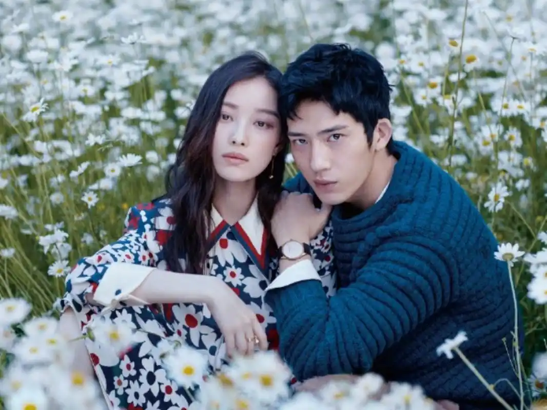 倪妮和井柏然"合约恋人"到期了.他们把拍戏当做了撒狗粮,简直了了.